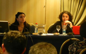 Francisca Labrín y Aylín Fuentes