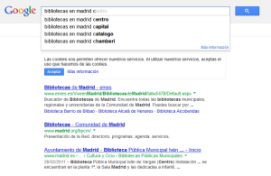 Bibliotecas en la web