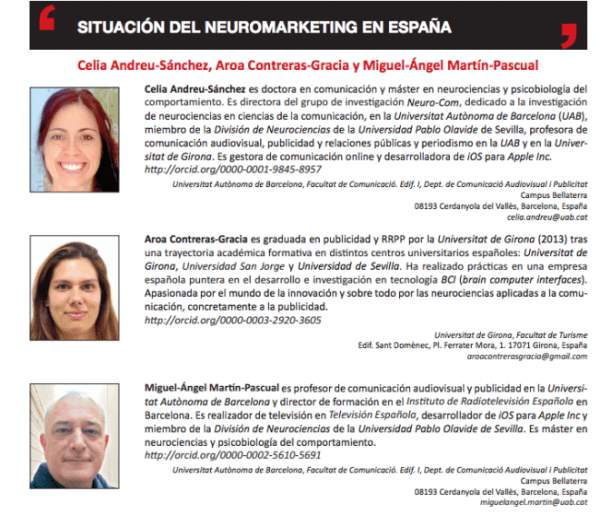 Epi. Situación del neuromarketing en España