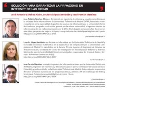 solucion para garantizar la privacidad en internet de las cosas