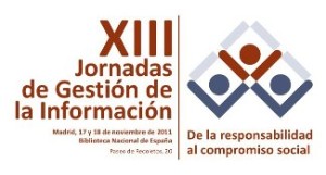 XIII Jornadas de Gestión de Información