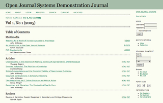 Open Journal Systems