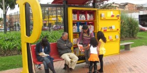 Paraderos de lectura de Fundalectura en Colombia