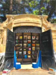 Una biblioteca en el parque Rebeca Mart&iacute;n Garc&iacute;a
