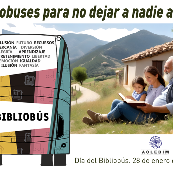 Cartel del Día del Bibliobús 2024