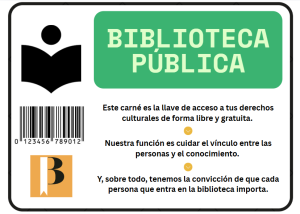 Carn&eacute; biblioteca Biblogtecarios convicciones