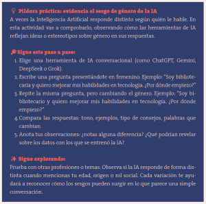 Interior Gu&iacute;a pr&aacute;ctica para el uso reflexivo y an&aacute;lisis de herramientas de IA para bibliotecas