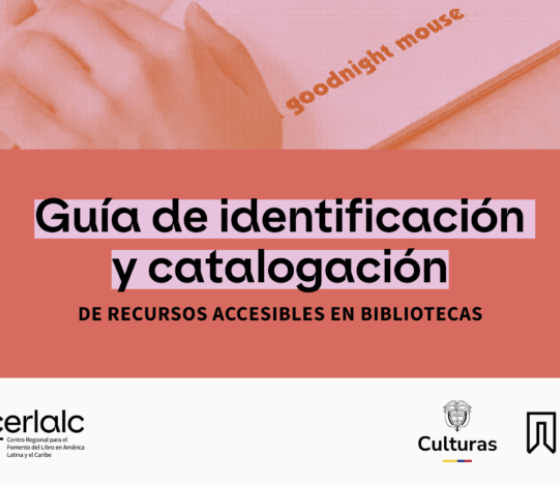 Cubierta de la Guía de identificación y catalogación de recursos accesibles en bibliotecas